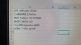 Dell Latitude E6540 i7 4800mq amd radeon hd 8790m 2gb graphic 16gb ram 256gb ssd w10p